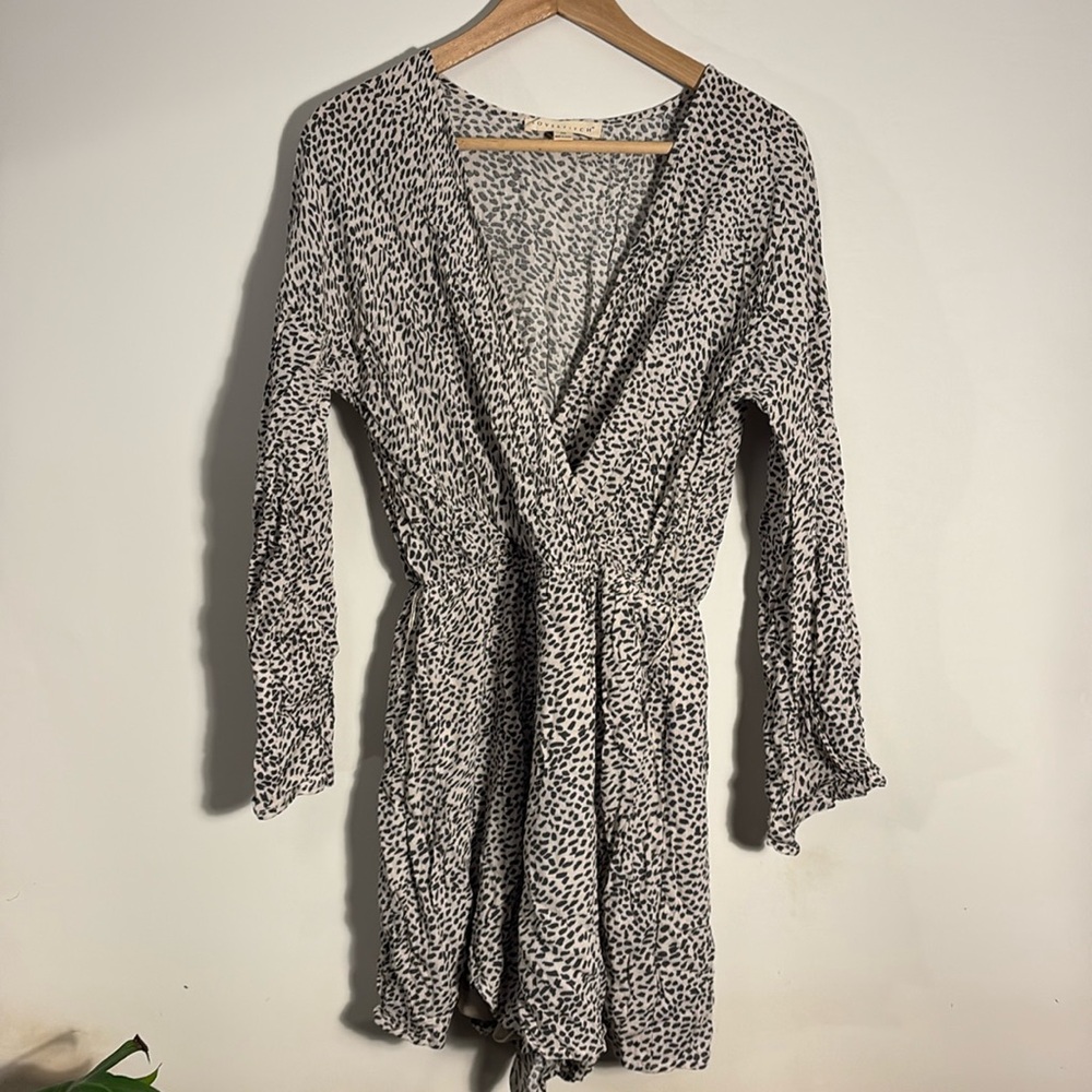 Long Sleeve Shorts Romper by Lovestitch Size Medium